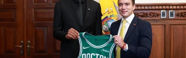 厄瓜多尔首位NBA球员！厄瓜多尔总统接见绿军球员小RJ-路易斯